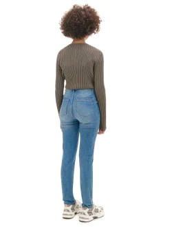 Cropp Jeansy*e jeansy skinny z kieszeniami