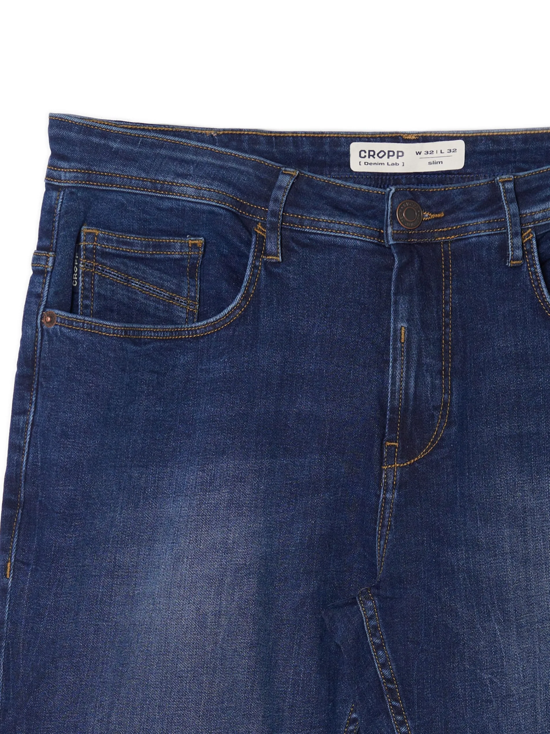 Cropp Jeansy*Niebieskie jeansy slim