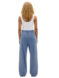 Cropp Spodnie*Niebieskie spodnie wide leg