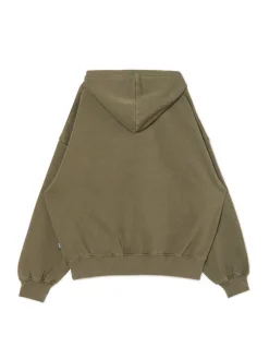 Cropp Bluzy|Sety*Oliwkowa bluza hoodie z naszywką UNISEX