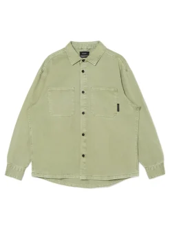 Cropp Denim|Koszule*Oliwkowa koszula z kieszeniami