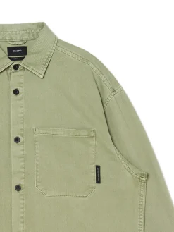 Cropp Denim|Koszule*Oliwkowa koszula z kieszeniami