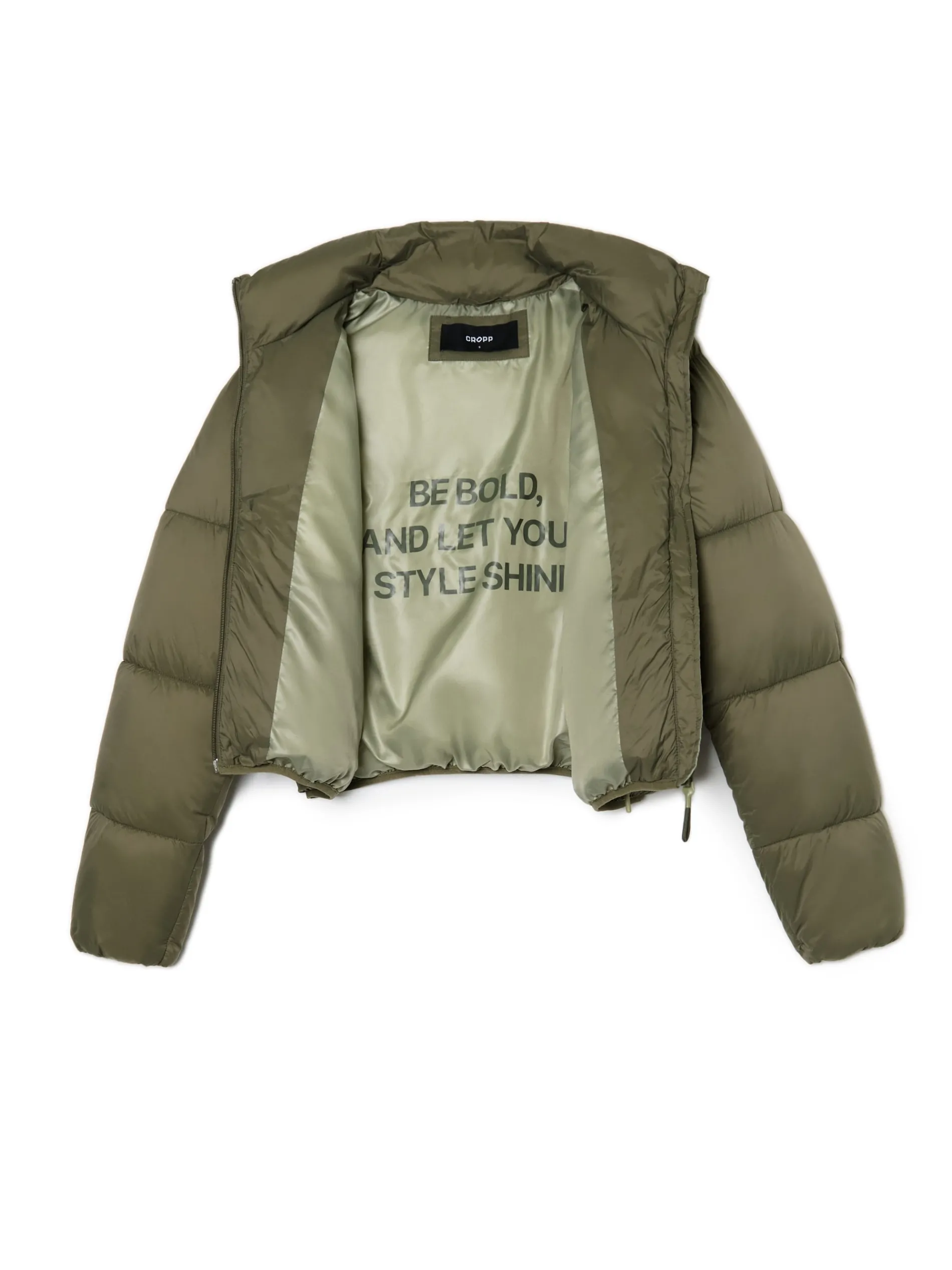Cropp Kurtki, Płaszcze*Oliwkowa kurtka puffer