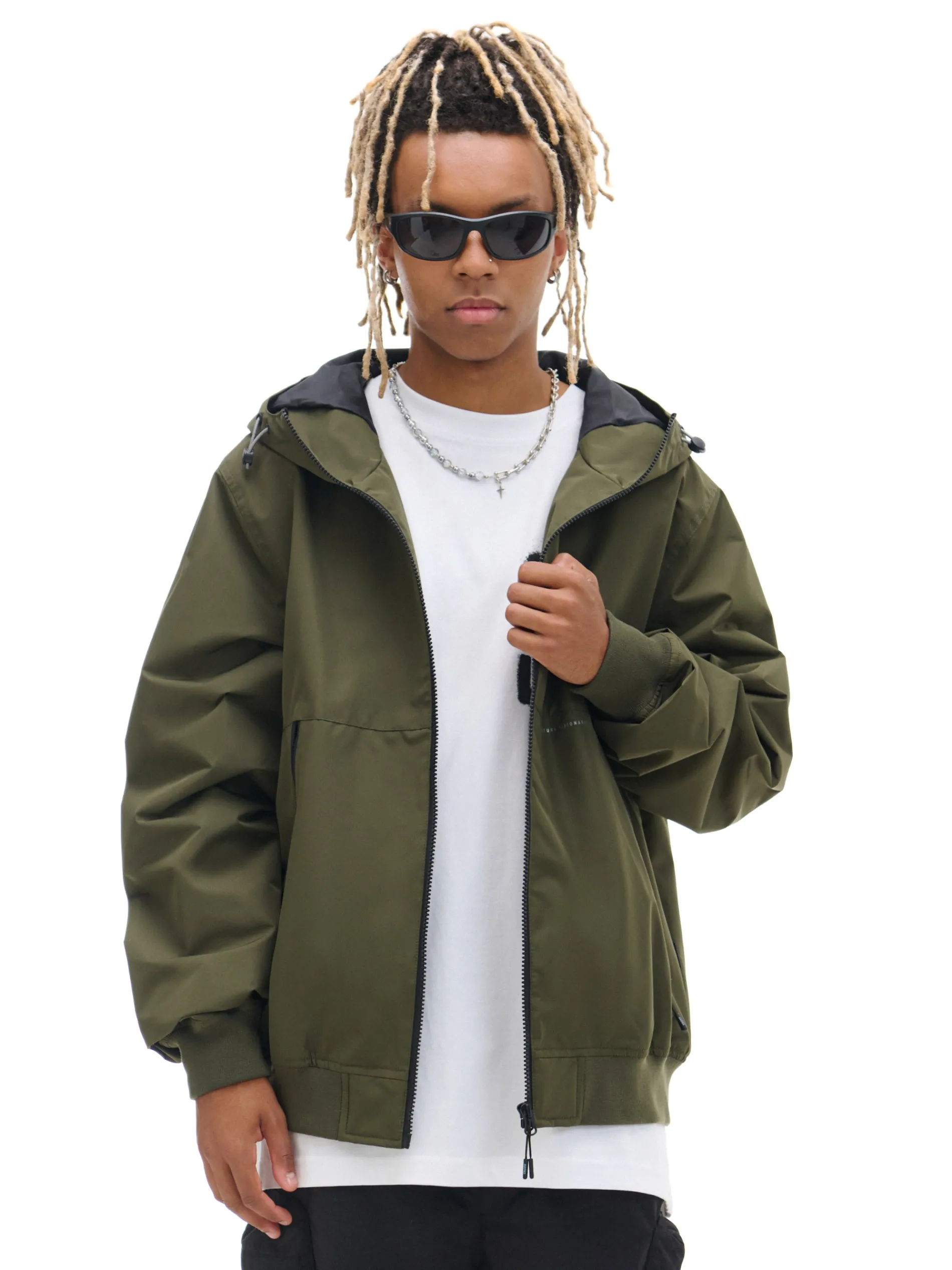 Cropp Kurtki, Płaszcze*Oliwkowa kurtka z kapturem