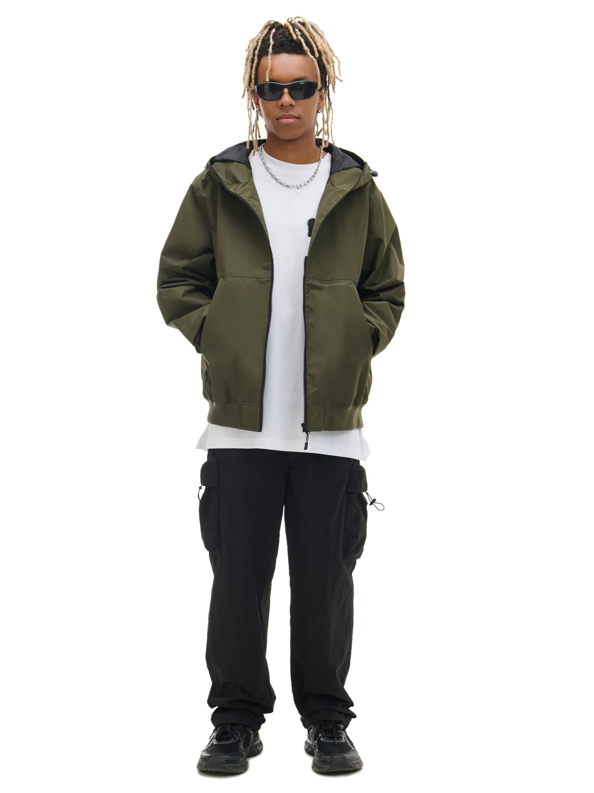 Cropp Kurtki, Płaszcze*Oliwkowa kurtka z kapturem