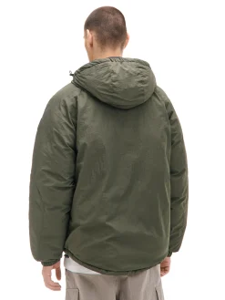 Cropp Kurtki Zimowe|Kurtki, Płaszcze*Oliwkowa kurtka z kapturem