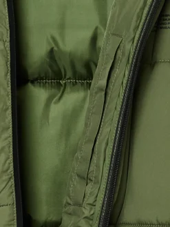 Cropp Kurtki Zimowe|Kurtki, Płaszcze*Oliwkowa pikowana kurtka puffer