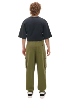 Cropp Spodnie*Oliwkowe dresowe joggery z kieszeniami