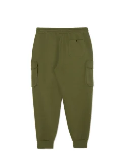 Cropp Spodnie*Oliwkowe dresowe joggery z kieszeniami