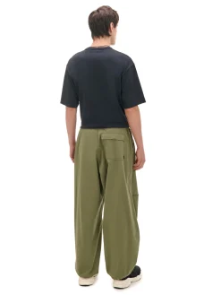 Cropp Spodnie*Oliwkowe spodnie parachute