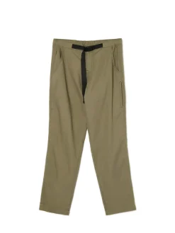 Cropp Spodnie*Oliwkowe spodnie z paskiem