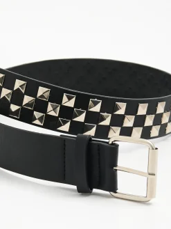 Cropp Paski*Pasek z imitacji skóry i ćwiekami