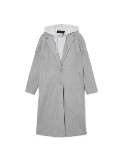 Cropp Kurtki, Płaszcze*Płaszcz z odpinaną wstawką z kapturem