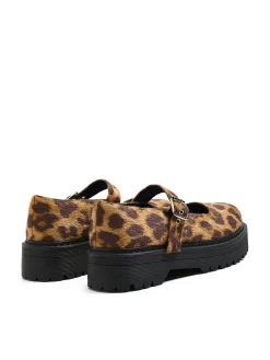 Cropp Półbuty*Półbuty Mary Jane w panterkę