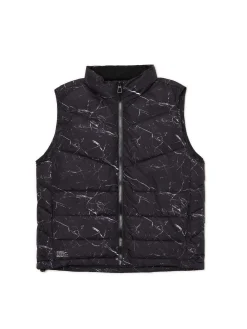 Cropp Kurtki, Płaszcze*Pikowana kamizelka z nadrukiem