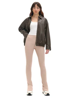 Cropp Spodnie*Prążkowane spodnie typu flare