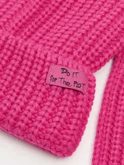 Cropp Czapki*Różowa czapka z uszami królika