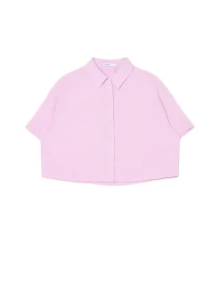 Cropp Koszule, Bluzki*Różowa koszula w retro stylu
