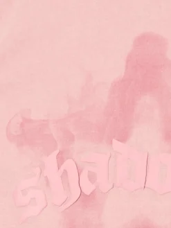 Cropp Koszulki, Topy*Różowa koszulka z nadrukiem