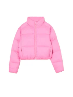 Cropp Kurtki, Płaszcze*Różowa kurtka puffer