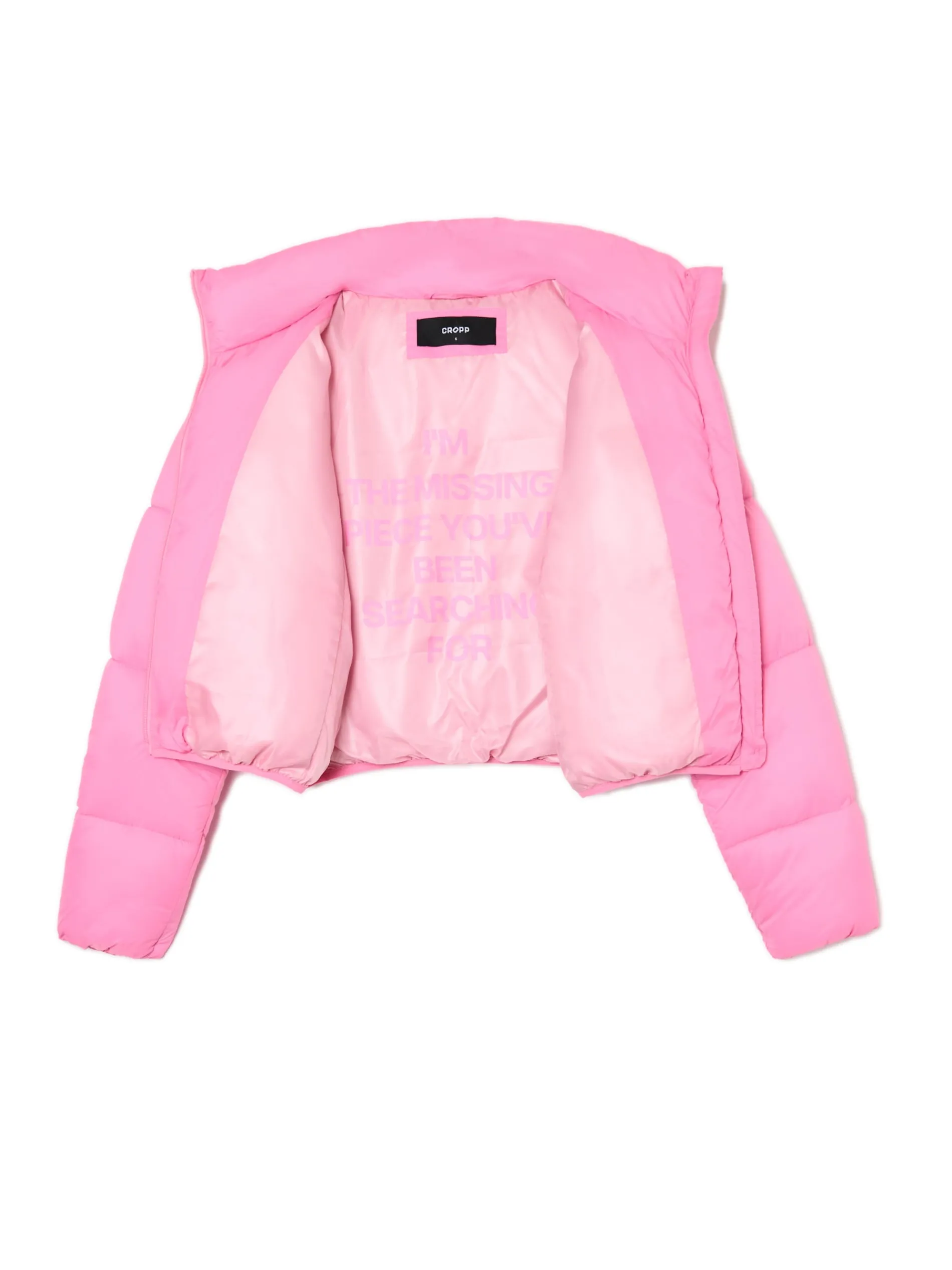 Cropp Kurtki, Płaszcze*Różowa kurtka puffer
