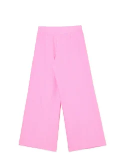 Cropp Spodnie*Różowe spodnie tailoring w paski