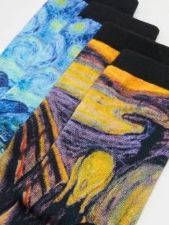 Cropp Skarpety, Rajstopy*Skarpety z nadrukiem znanych artystów