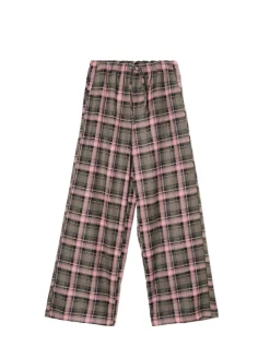 Cropp Spodnie*Spodnie baggy w kratę