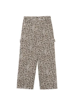 Cropp Spodnie|Sety*Spodnie baggy w panterkę