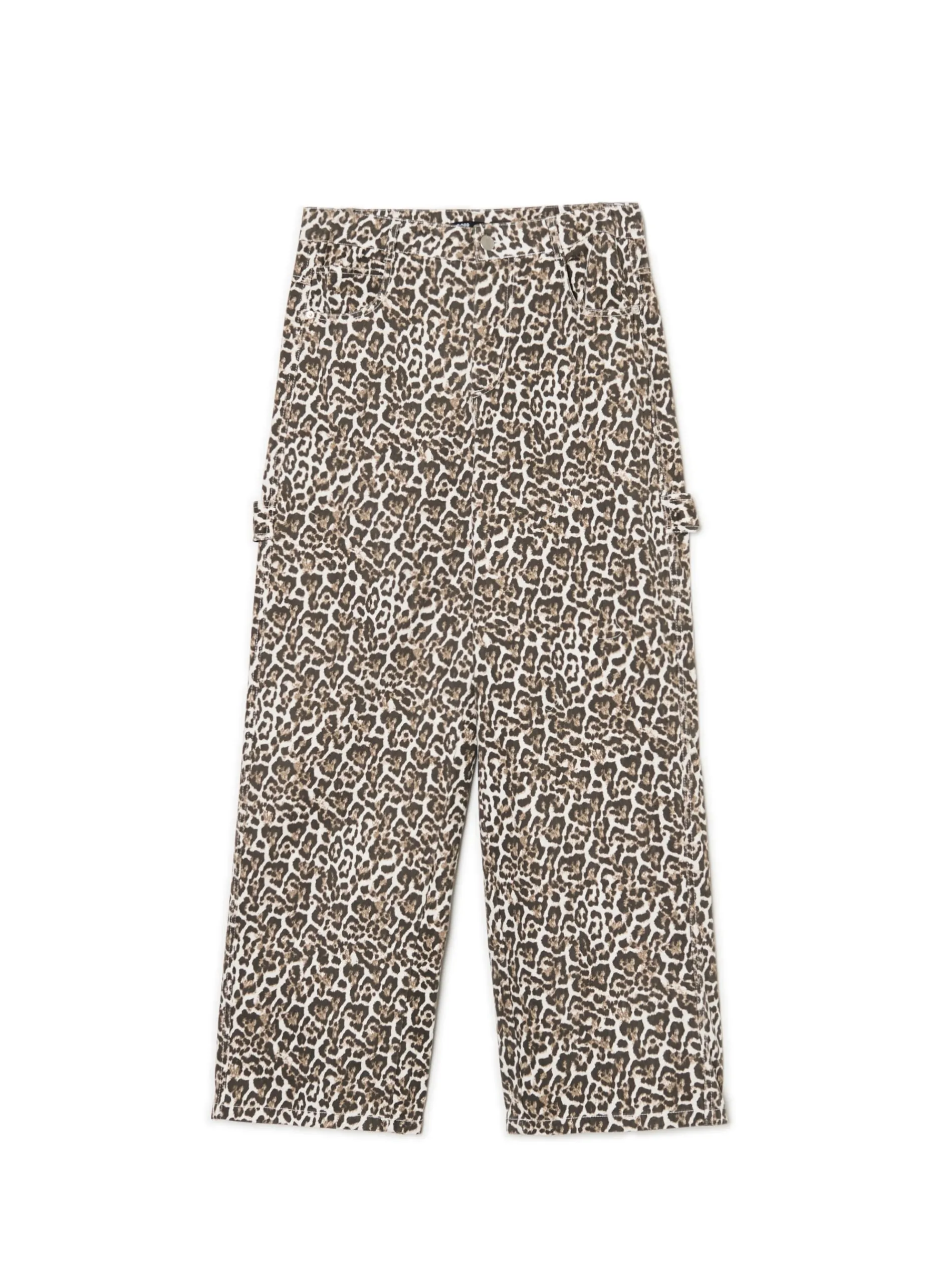 Cropp Spodnie|Sety*Spodnie baggy w panterkę