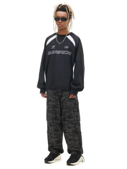 Cropp Spodnie*Spodnie cargo ze wzorem moro