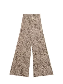 Cropp Spodnie*Spodnie flare w panterkę