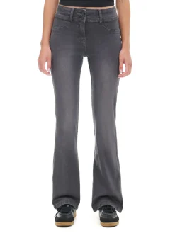 Cropp Spodnie*Spodnie flare z efektem sprania