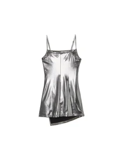 Cropp Sukienki, Kombinezony*Srebrna sukienka mini