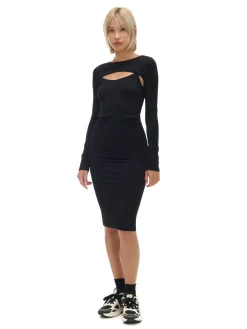 Cropp Sukienki, Kombinezony*Sukienka maxi z dodatkowymi rękawami