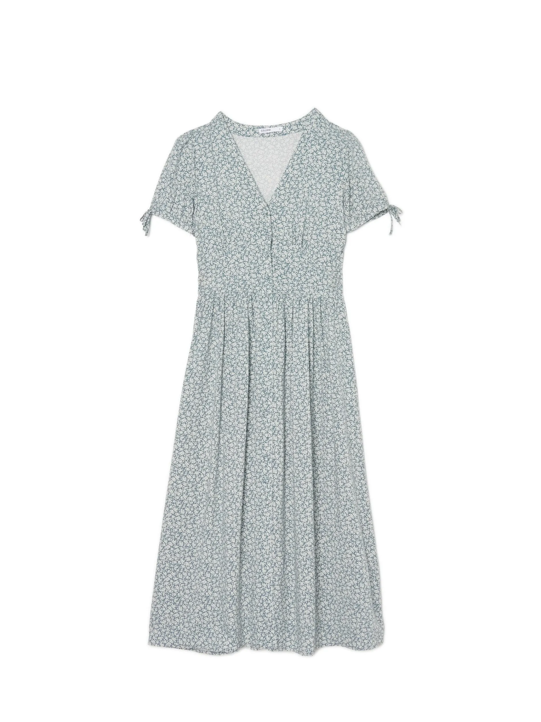 Cropp Sukienki, Kombinezony*Sukienka midi z motywem kwiatowym