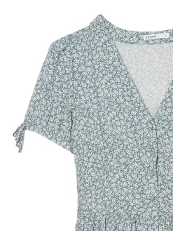 Cropp Sukienki, Kombinezony*Sukienka midi z motywem kwiatowym