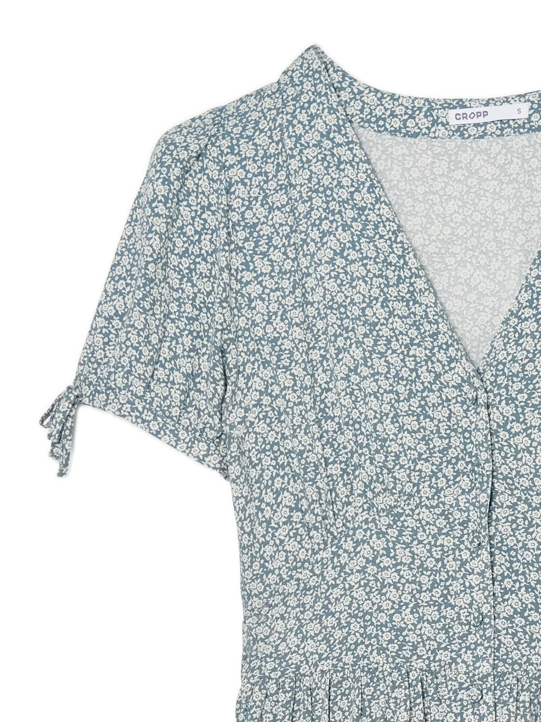 Cropp Sukienki, Kombinezony*Sukienka midi z motywem kwiatowym