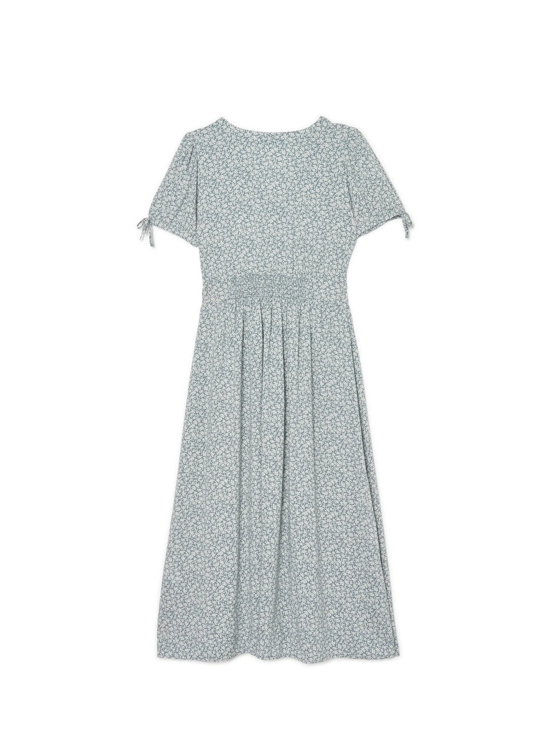 Cropp Sukienki, Kombinezony*Sukienka midi z motywem kwiatowym