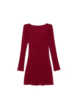 Cropp Sukienki, Kombinezony*Sukienka mini z długimi rękawami