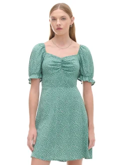 Cropp Sukienki, Kombinezony*Sukienka mini z kwiatowym wzorem all over