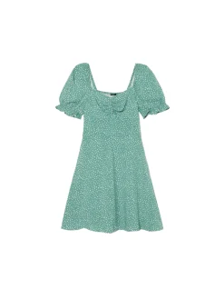 Cropp Sukienki, Kombinezony*Sukienka mini z kwiatowym wzorem all over