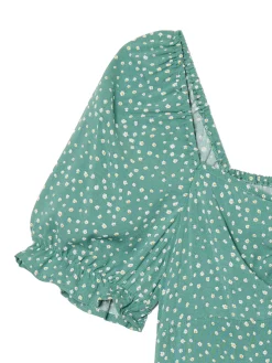 Cropp Sukienki, Kombinezony*Sukienka mini z kwiatowym wzorem all over