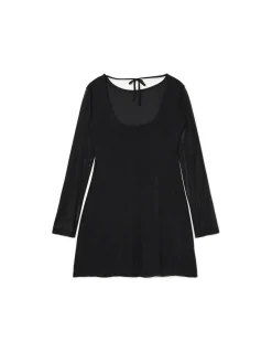 Cropp Sukienki, Kombinezony*Sukienka mini z siateczkowymi panelami