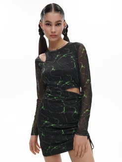 Cropp Sukienki, Kombinezony*Sukienka mini z wycięciami