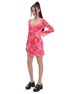 Cropp Sukienki, Kombinezony*Sukienka z kwiatowym motywem