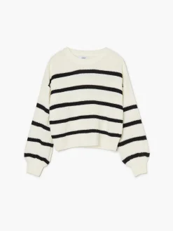 Cropp Swetry*Sweter w czarne paski