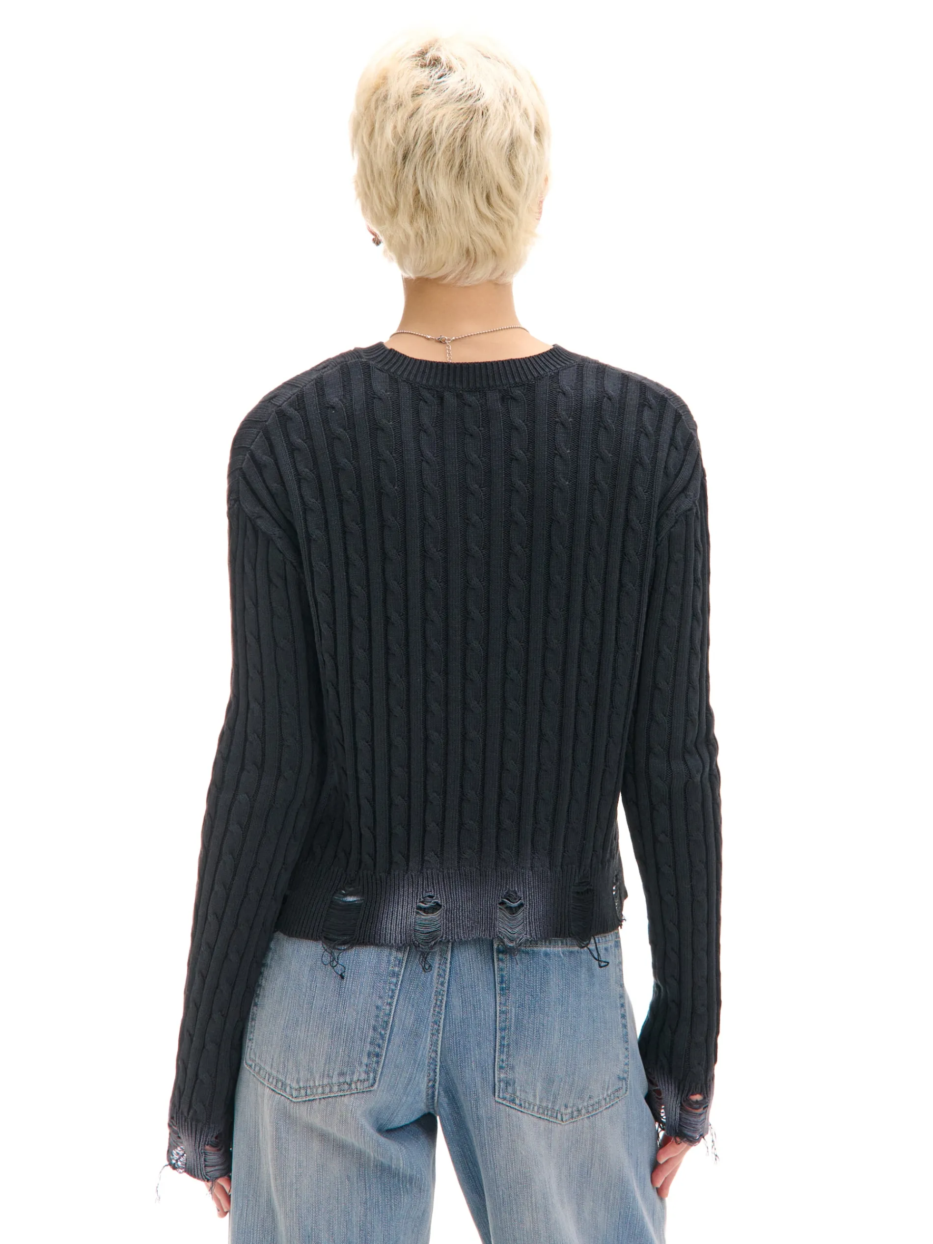 Cropp Swetry*Sweter z miejscowym efektem wybielenia