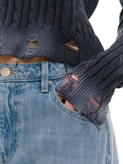 Cropp Swetry*Sweter z miejscowym efektem wybielenia