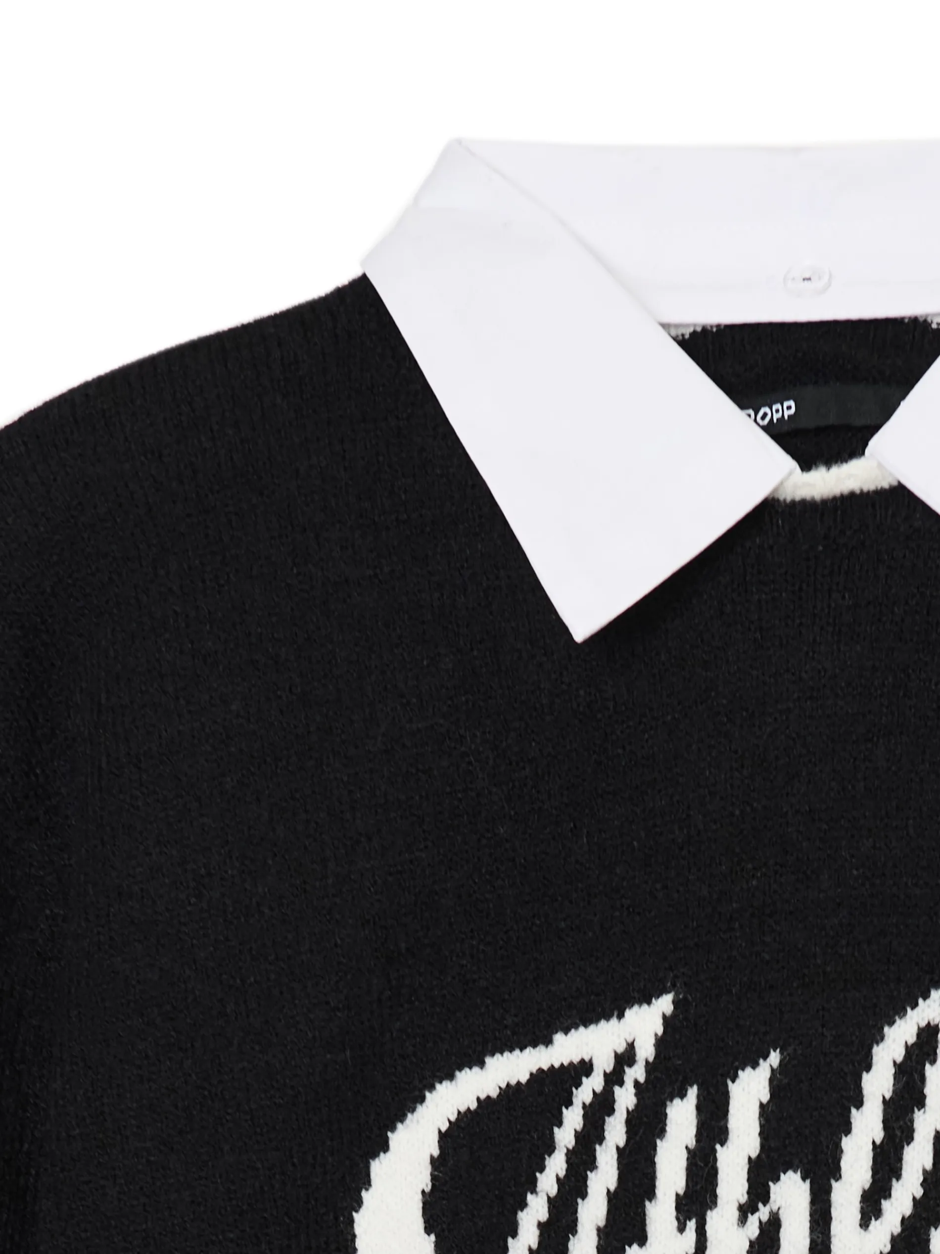 Cropp Swetry*Sweter z odpinanym kołnierzykiem